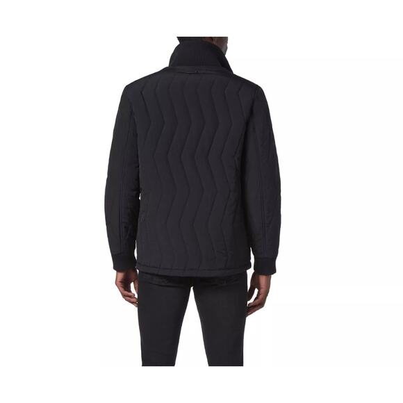 NWT $275 Andrew Marc Floyd Quilted Bomber Jacket, Black, Men’s XL - Picture 3 of 13